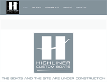 Tablet Screenshot of highlinerboats.com